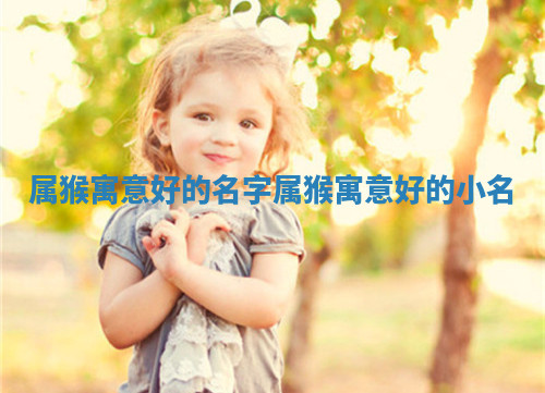 属猴寓意好的名字_属猴寓意好的小名