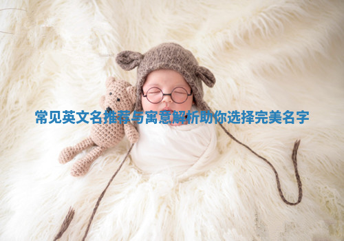 常见英文名推荐与寓意解析助你选择完美名字
