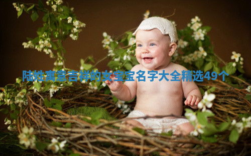 陆姓寓意吉祥的女宝宝名字大全（精选49个）